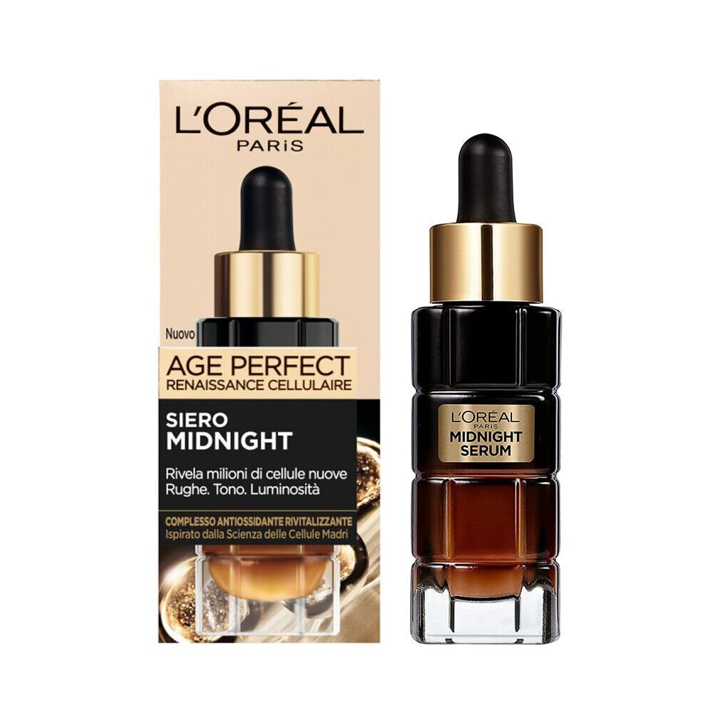 L OREAL AGE PERFECT SIERO VISO NOTTE ANTIOSSIDANTE RIVITALIZZANTE RENAISSANCE