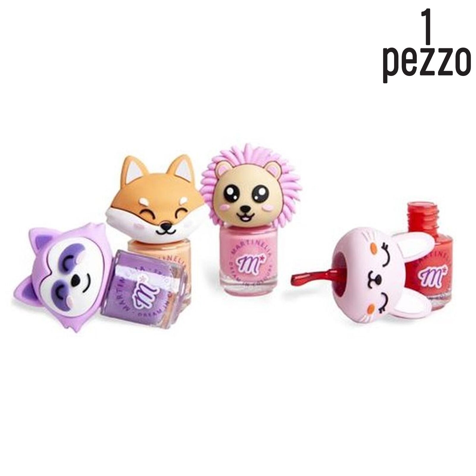 MARTINELIA SMALTO PER UNGHIE BEST FRIEND IDEALE BAMBINI 1PZ COLORI MISTI DA 3ML
