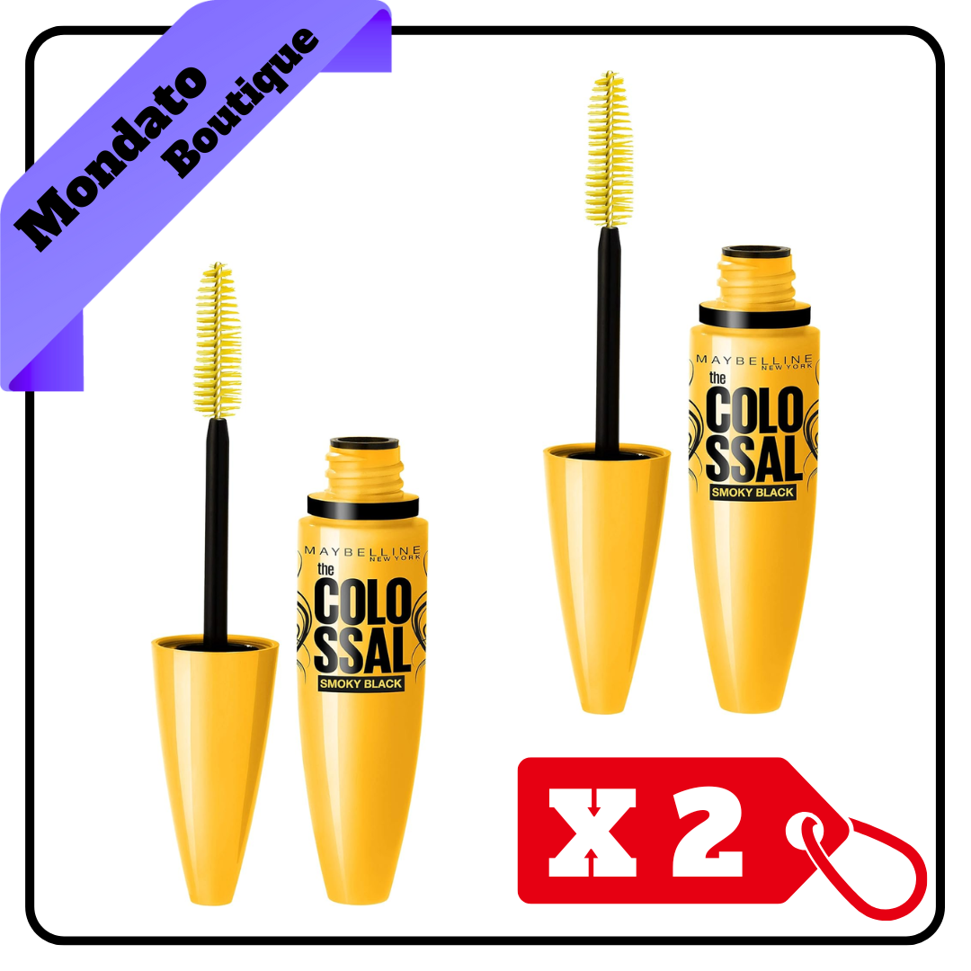 MASCARA MAYBELLINE COLOSSAL SMOKY EYES BLISTER EFFETTO CIGLIA DRAMMATICHE (X2)