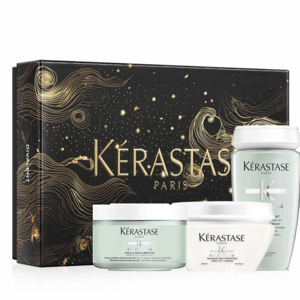 KÉRASTASE - COFANETTO SPÉCIFIQUE BAIN DIVALENT (250ml) + MASQUE REHYDRATANT (200