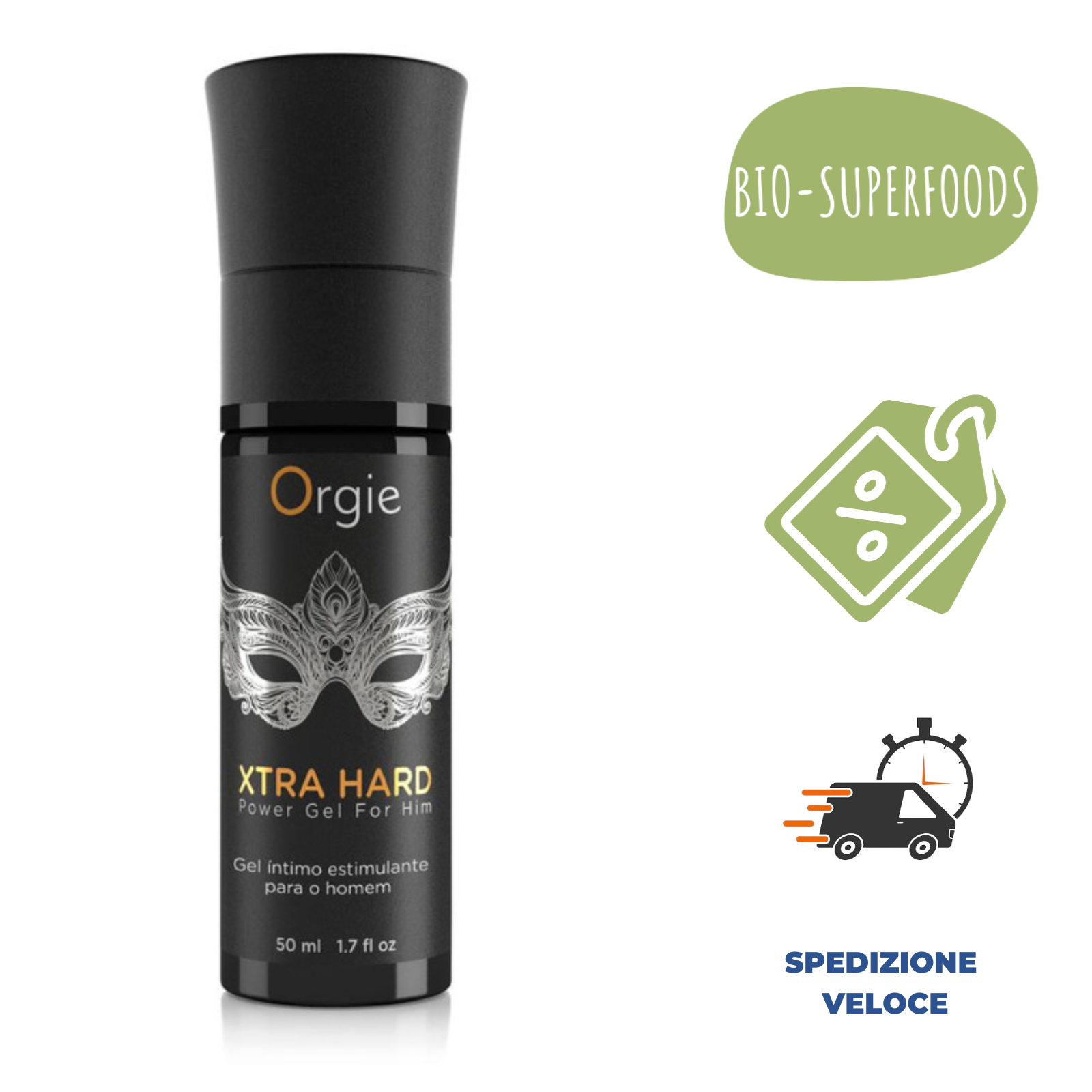 Gel Ritardante Eiaculazione Precoce Intimo Naturale Uomo Delay Xtra Time Orgie
