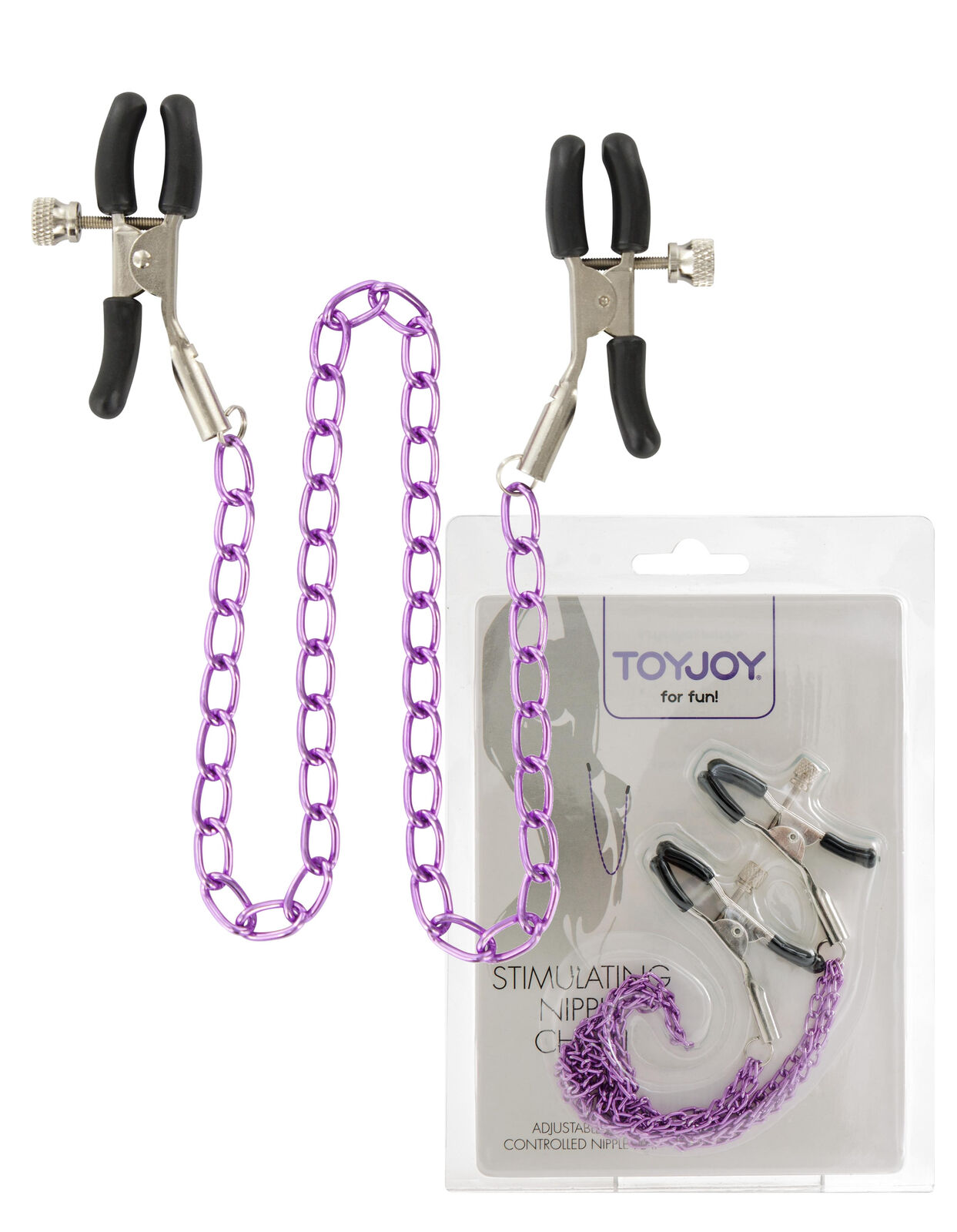 Nipple clamps in metallo stimolatore per seno pinze strizza capezzoli fetish