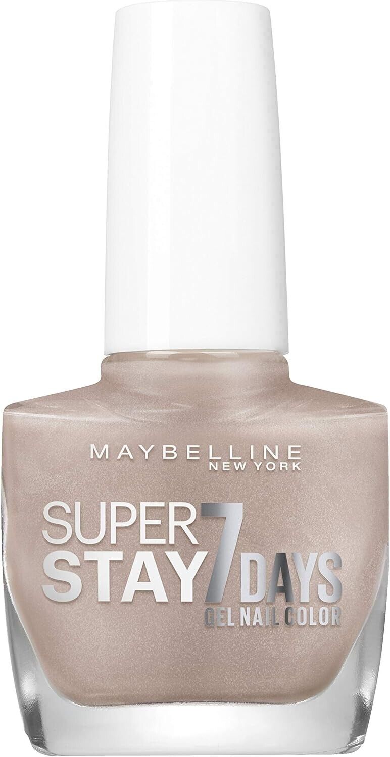GEMEY MAYBELLINE Unghie Smalto Tenuta Strong 7 Days 19 Marrone Immuable 10ML