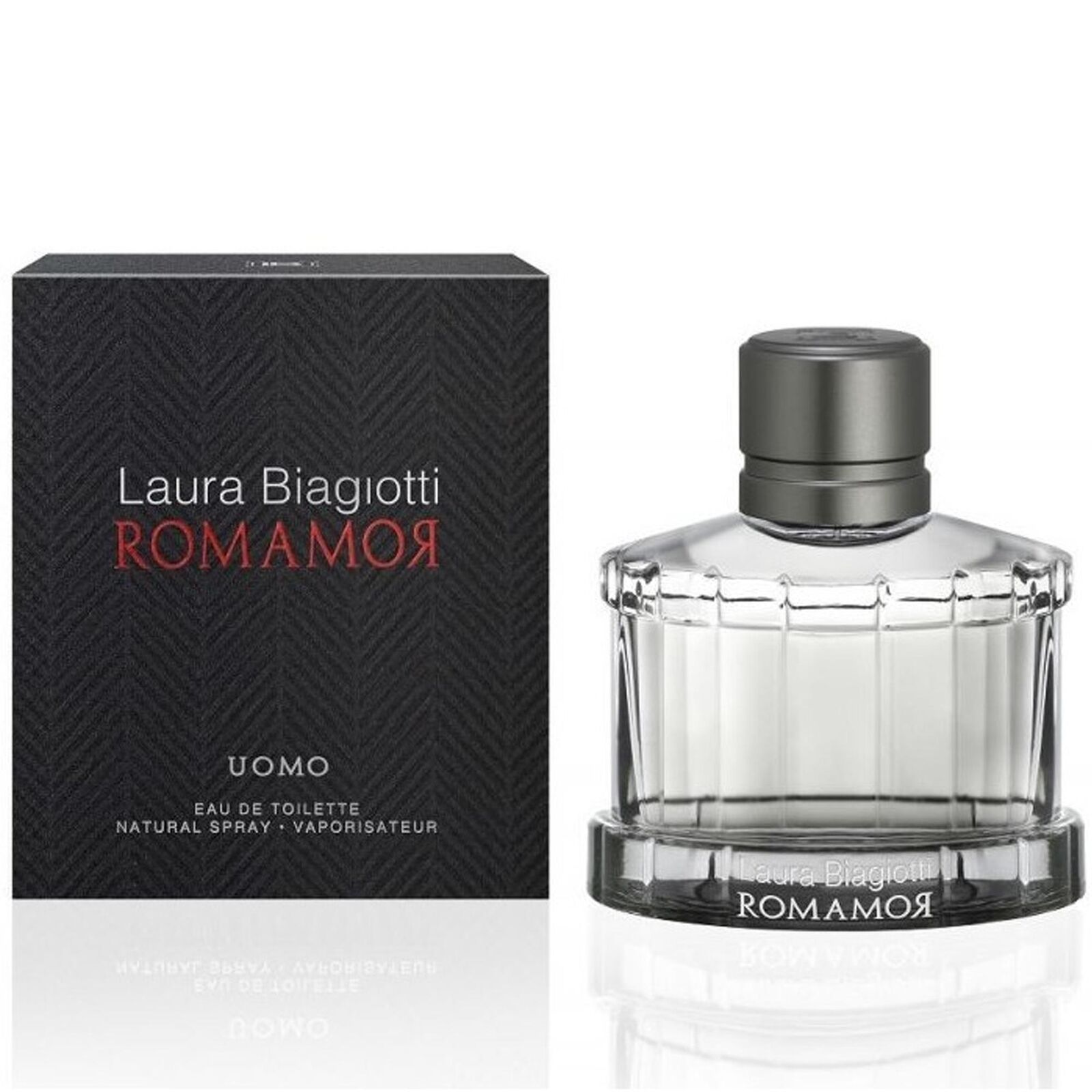 LAURA BIAGIOTTI ROMAMOR EDT PROFUMO UOMO 75ML FRAGRANZA ORIENTALE LEGNOSA
