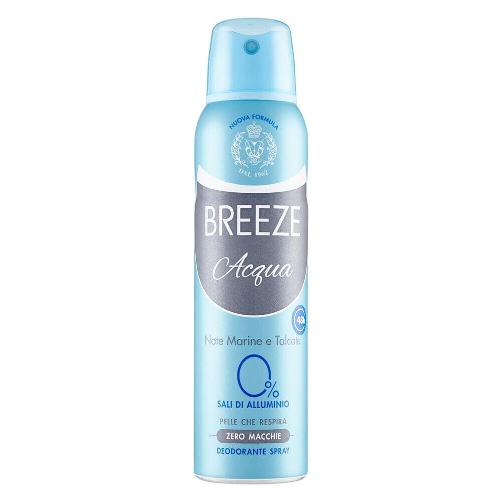 Breeze Acqua Deodorante Spray Zero Macchie 48H 150ml
