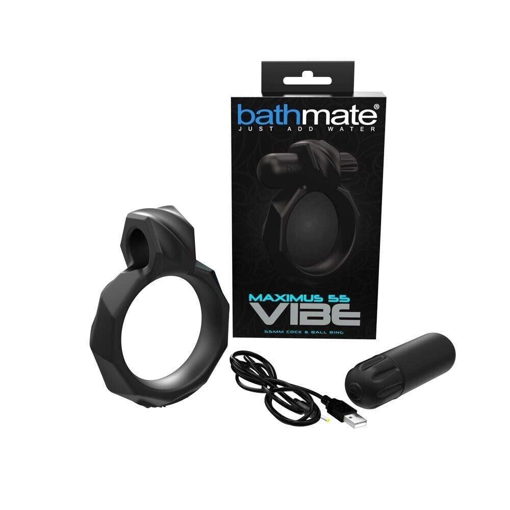 ANELLO FALLICO VIBRANTE RICARICABILE USB PER PENE TOYS CON STIMOLATORE CLITORIDE