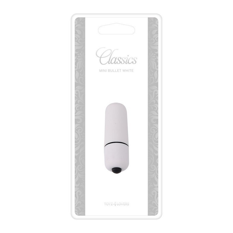 Stimolatore clitorideo Rigido Bianco sexyshop 5,5cm Toys Piccolo Vibratore Donna