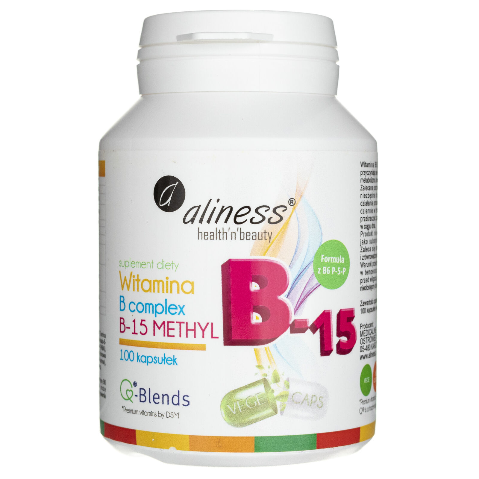 Aliness Complesso vitaminico B B-15 Methyl, 100 capsule