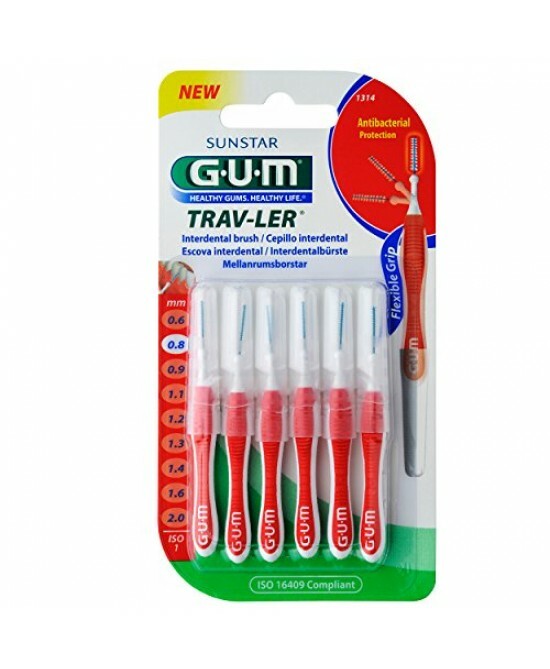 Gum Trav-Ler Trav - Ler 6 Scovolini 0.8 mm Iso 1 1314