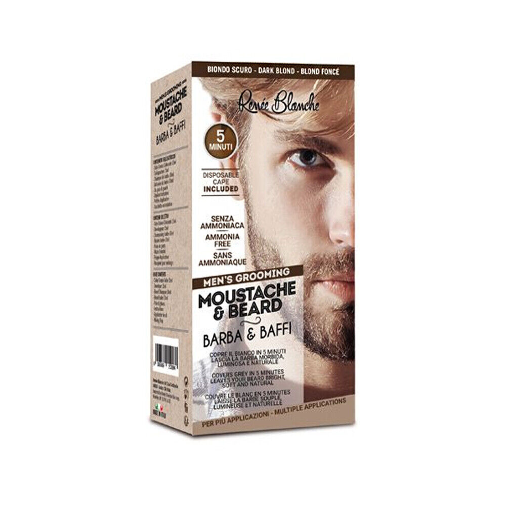 Renee Blanche Colorazione Per Barba E Baffi Tintura Colore Biondo Scuro 2x20 Ml