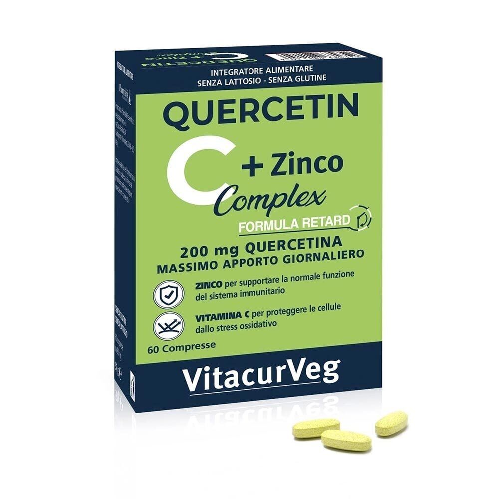 Pharmalife Research Vitacurveg - Quercetin C Complex Integratore, 60 Compresse