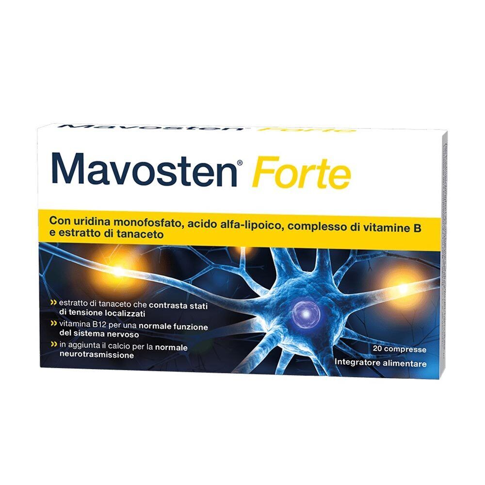 Restaxil Mavosten Forte Integratore Sistema Nervoso, 20 Compresse