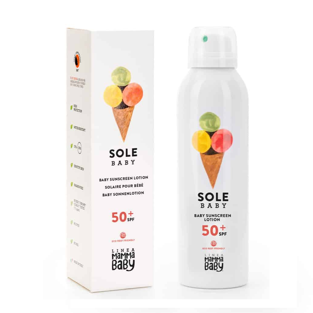 MAMMA BABY SOLARI EMULSIONE SPRAY 150ML SPF 50+ TEXTURE MORBIDA E PIACEVOLE