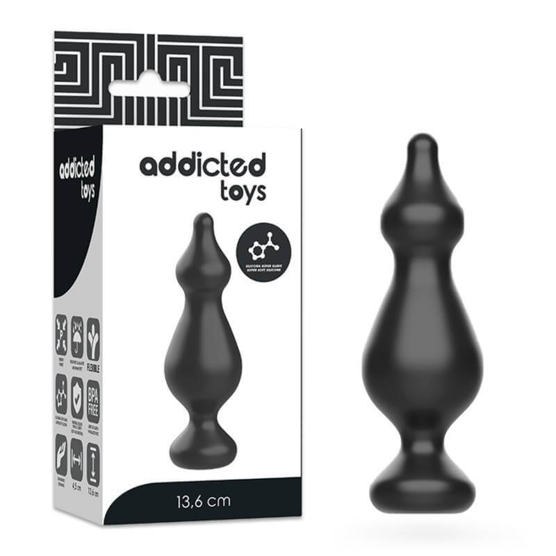 Addicted Toys - Plug Anale 13,6 CM Nero