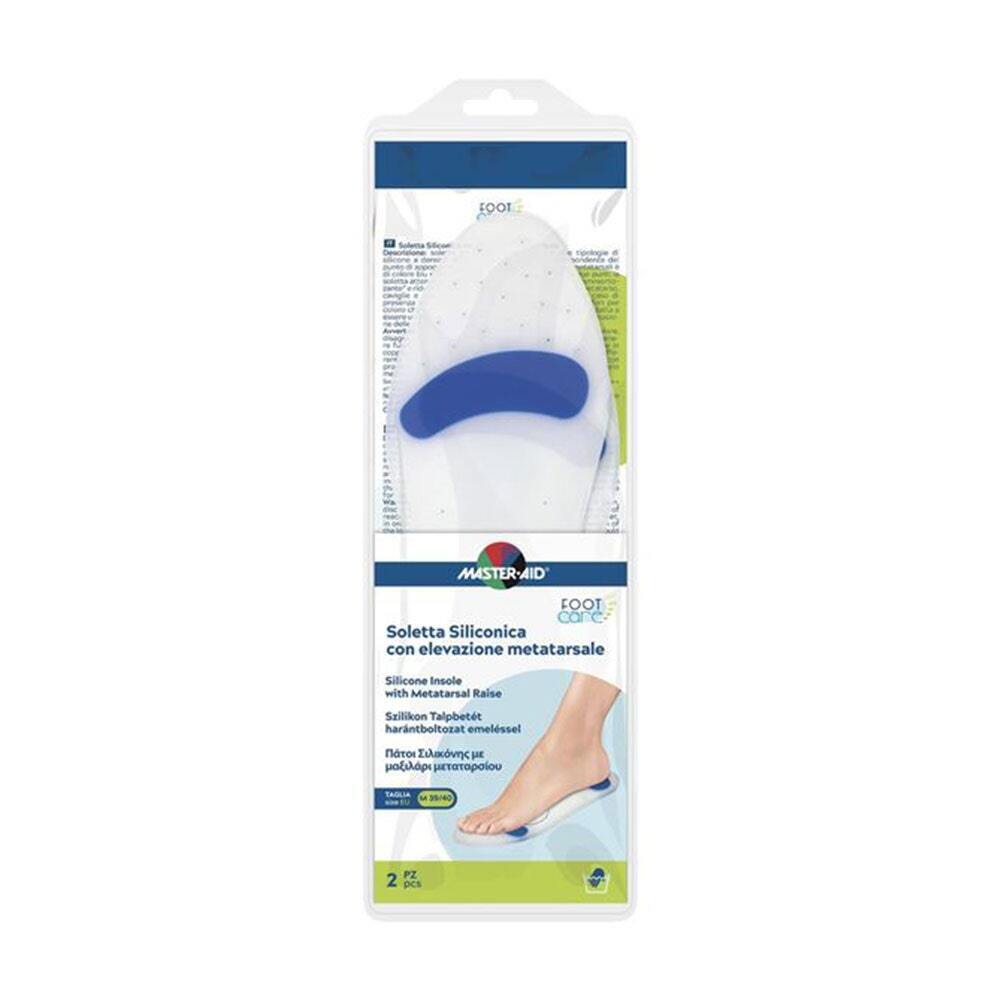Master-aid Foot Care Soletta Siliconica Medium 39-40 Eu Elev Metatarso