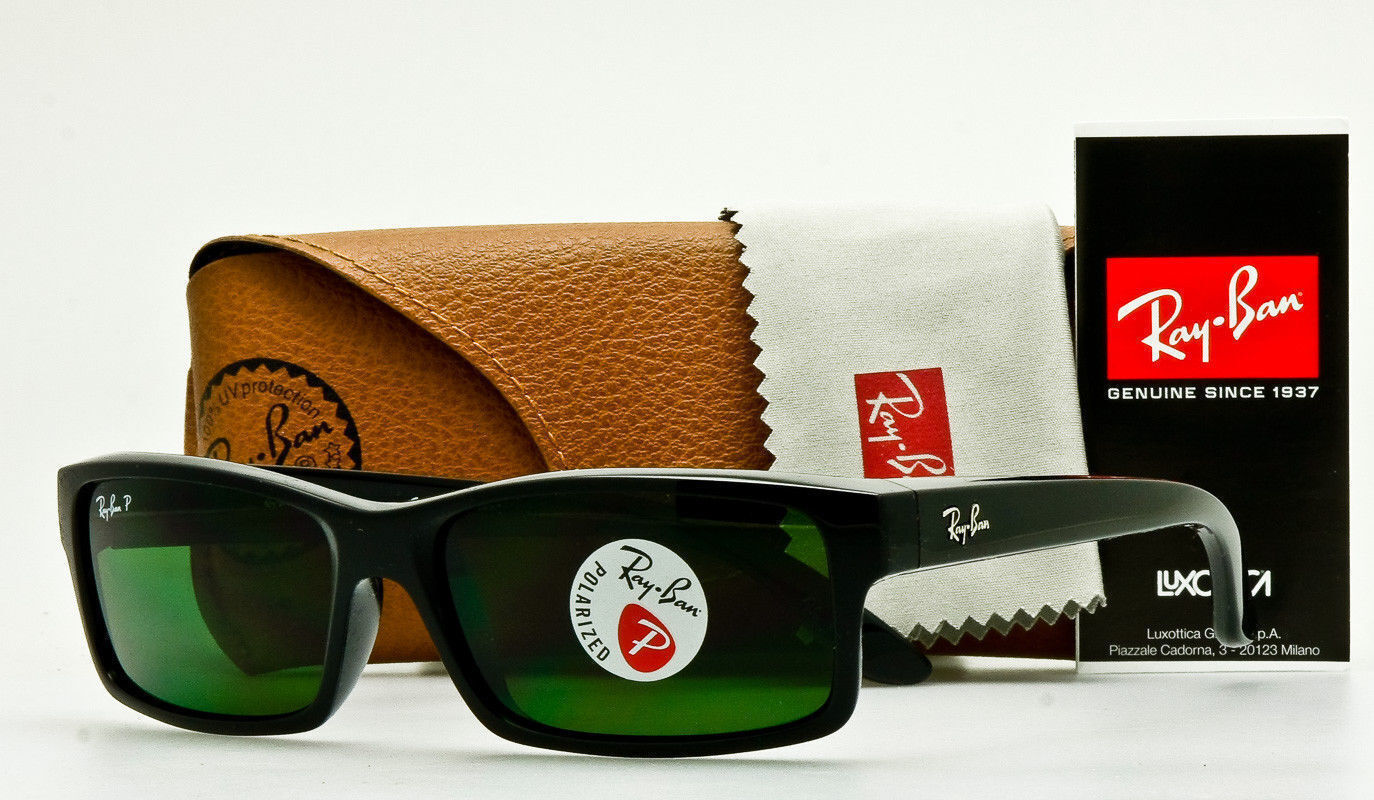 Ray ban Occhiali da Sole Polarizzati Rb4151 601/2p Lucido Nero W/Classico