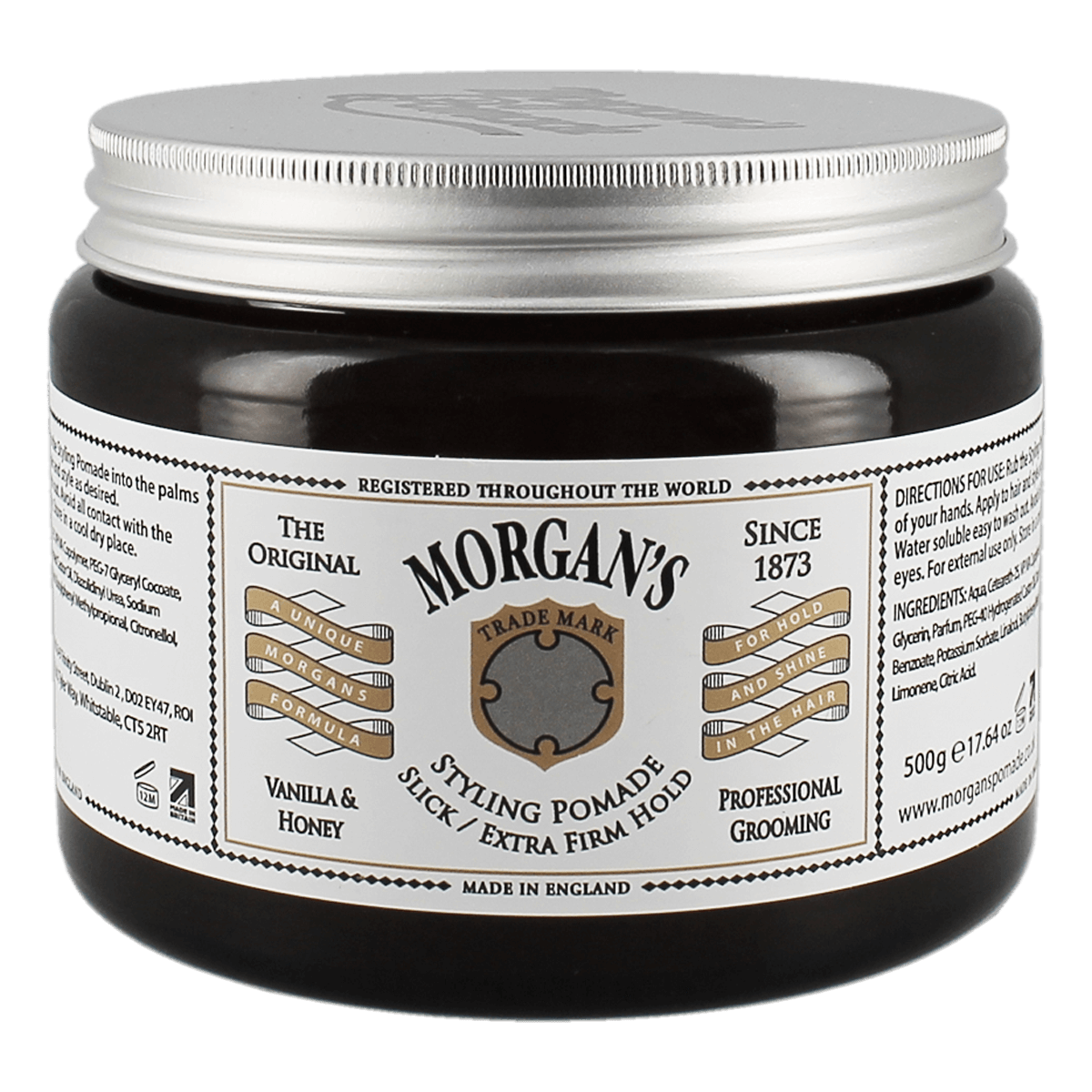Morgan's Pomade Vanilla & Honey Styling Pomade 500g