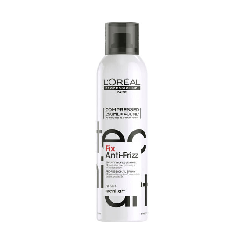 Spray Capelli Anticrespo Fissaggio Forte L'OREAL Tecni Art Fix Anti-Frizz 250 ml