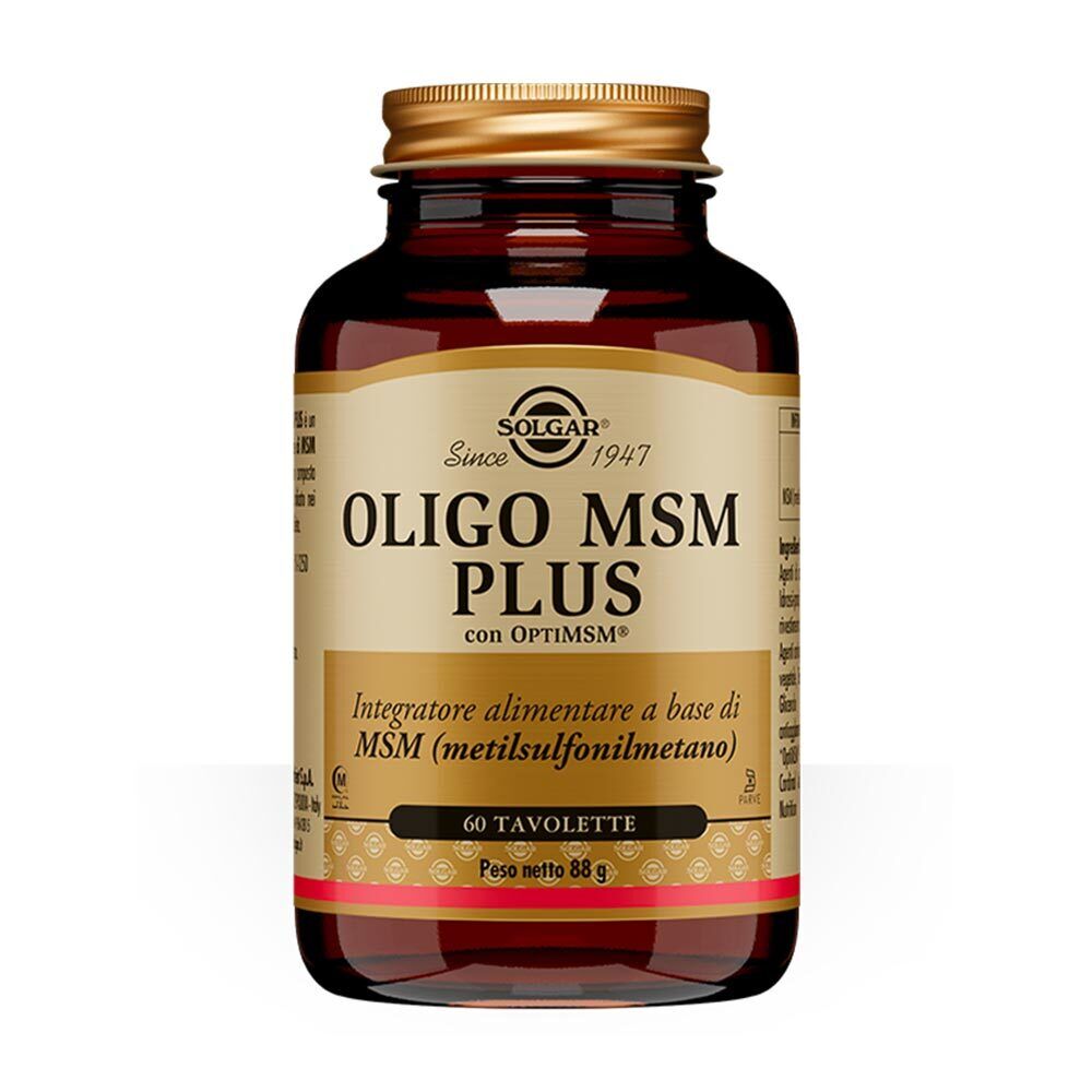 Solgar Oligo Msm Plus Integratore Alimentare, 60 Tavolette