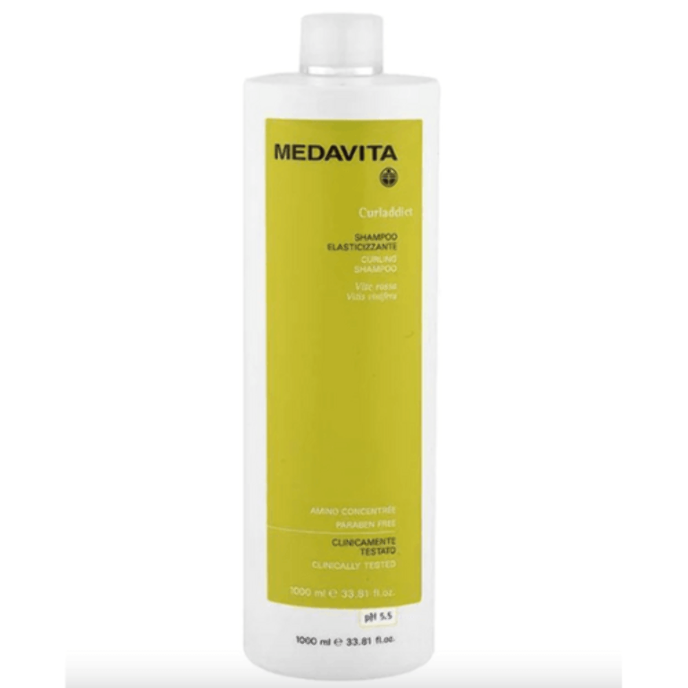 Medavita Curladdict Shampoo Elasticizzante 1000ml - Per Capelli Ricci e Mossi