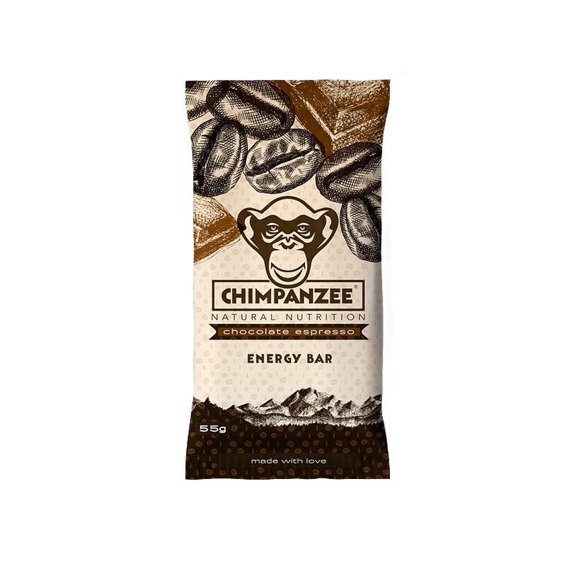 barretta energetica gusto cioccolato e espresso 55g CE-BEV-100033E Chimpanzee In
