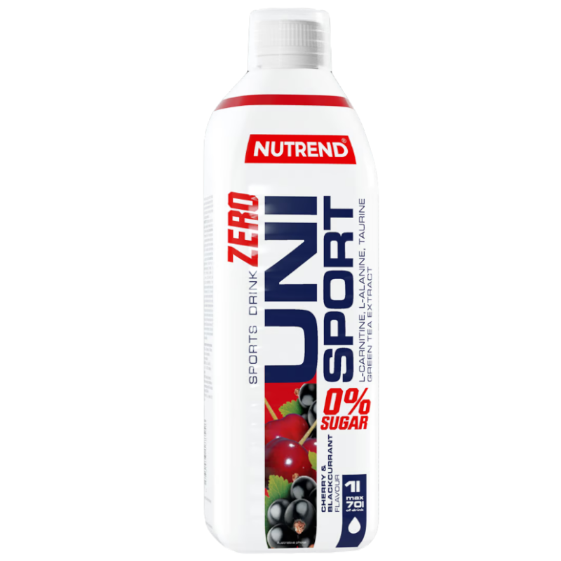 Nutrend Unisport Zero bevanda ipotonica alla ciliegia e ribes nero, 1000 ml