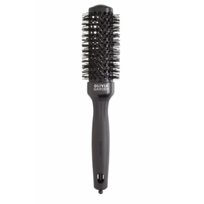 Olivia Garden Expert Blowout Shine Round Brush Nero ( 35 mm ) Spazzola rotonda p
