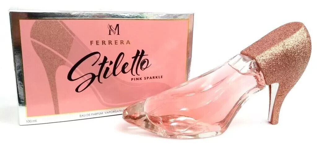 Ferrera Stiletto Pink Sparkle Eau De Parfum Pour Femme 100Ml - Montage donna