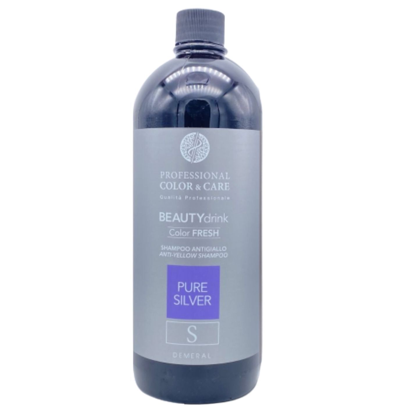 Demeral Beauty Drink Color Fresh Pure Silver Shampoo 1000ml shampoo antigiallo