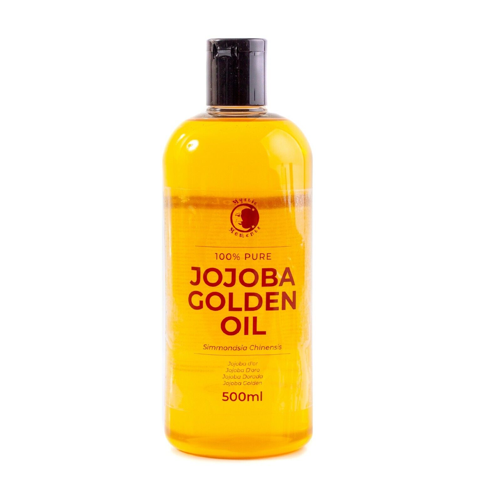 Mystic Moments Jojoba Dorato Olio Vettore - 100% Puro - 500ml