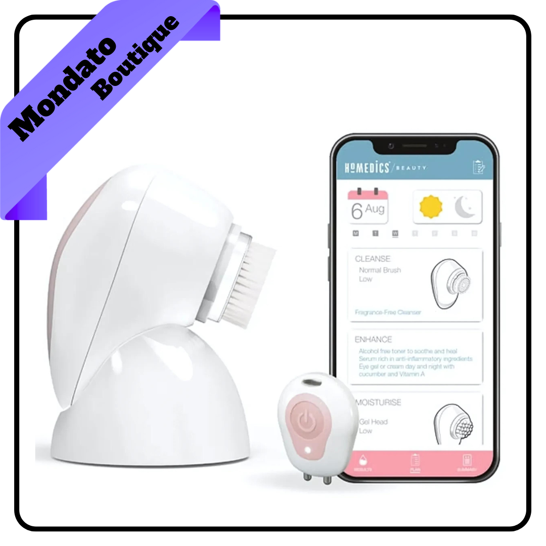 HOMEDICS PURETE PLUS SPAZZOLA ESFOLIANTE SONICA PER PULIZIA  DEL VISO