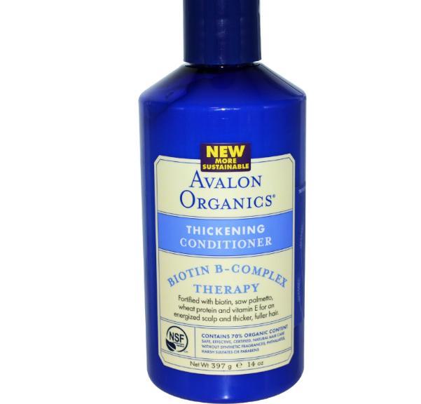 Avalon Organics, ispessimento del condizionatore, biotina complesso B terapia, 1