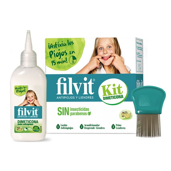 E_0017_141654 Filvit Filvit Dimeticona Anti Lice Lotion 125ml Set 3 Pieces Benes