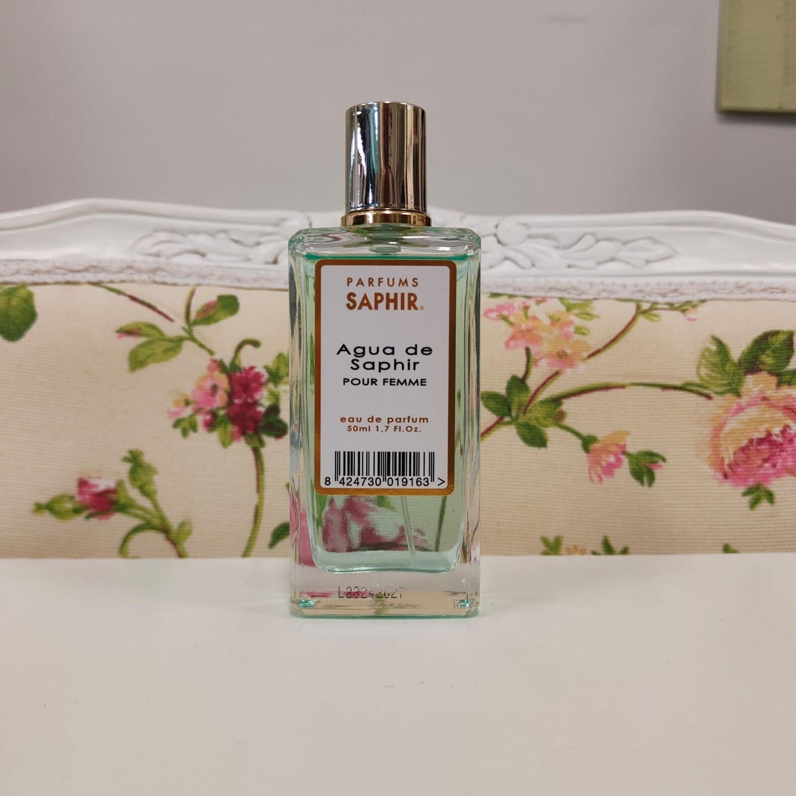 Profumo Donna Saphir, Agua De Saphir, Pour Femme, 50 ml, eau de parfum. Edp