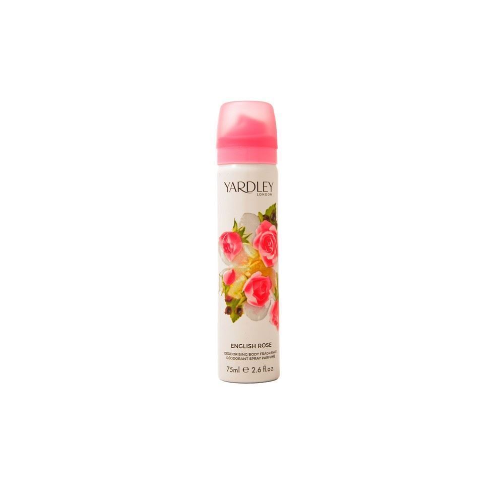 Yardley English Rose Body Spray Eau de Toilette 75ml Women Perfume