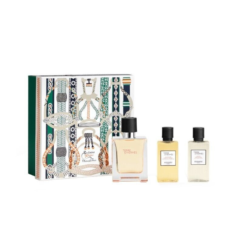 HERMES Kit Terre d?Hermès - EdT 50 ml + Gel Doccia 40ml + Lozione dopobarba 40ml