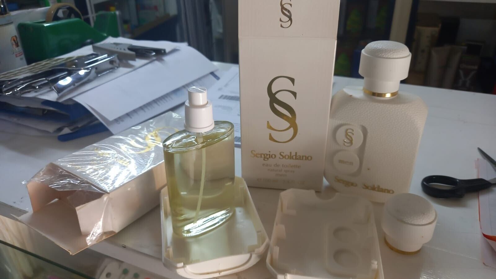 Sergio Soldano Men White EdT Eau de Toilette 100 ml VINTAGE  DEL 1986 DURATURO