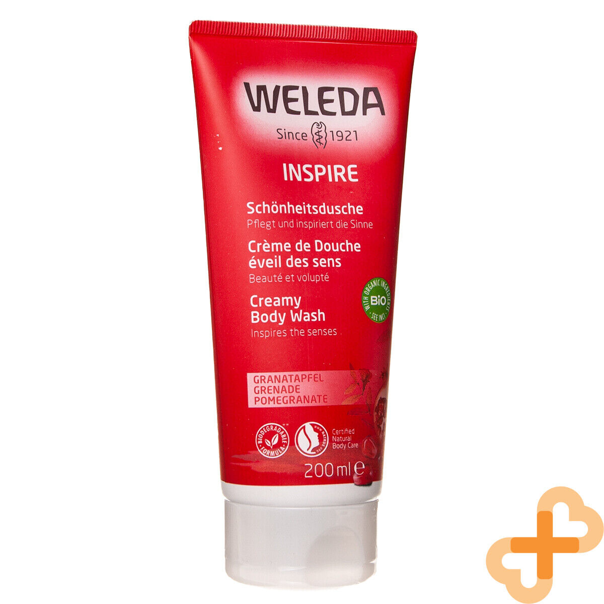 Weleda Organic Vegan Melograno Creamy Body Wash 200 ml dopo la doccia