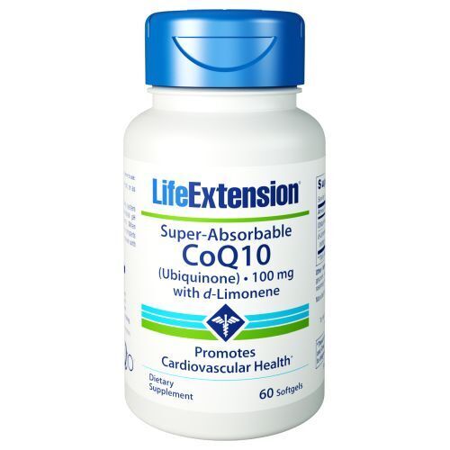 Super Assorbibile CoQ10 100 MG 60 Capsule Morbide Da Life Extension
