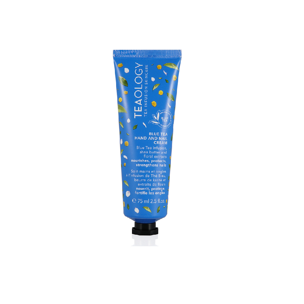 TEAOLOGY SKINCARE BLUE TEA CREMA MANI E UNGHIE 75ml INFUSO TE' BLU  BURRO KARITE