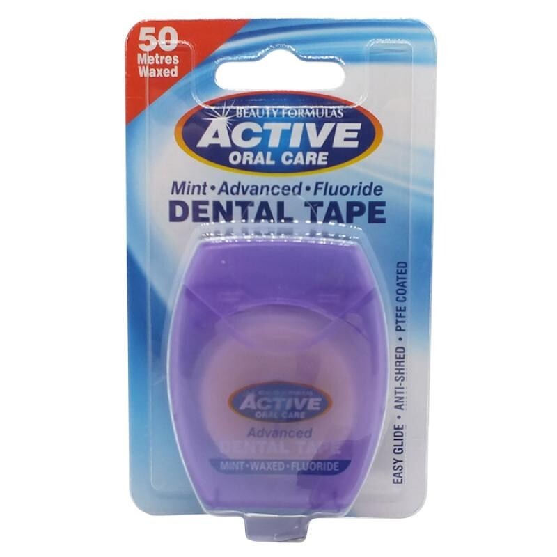ACTIVE ORAL CARE Dental Tape nastro cerato alla menta al fluoro 50 metri