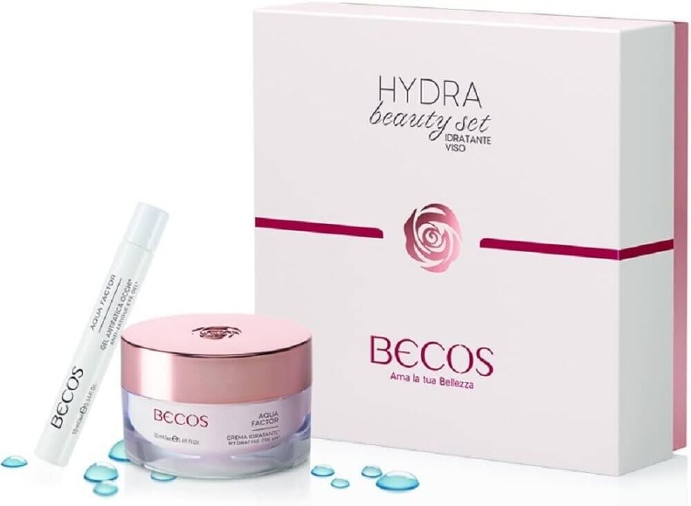 becos hydra acqua factor beauty set idratante viso