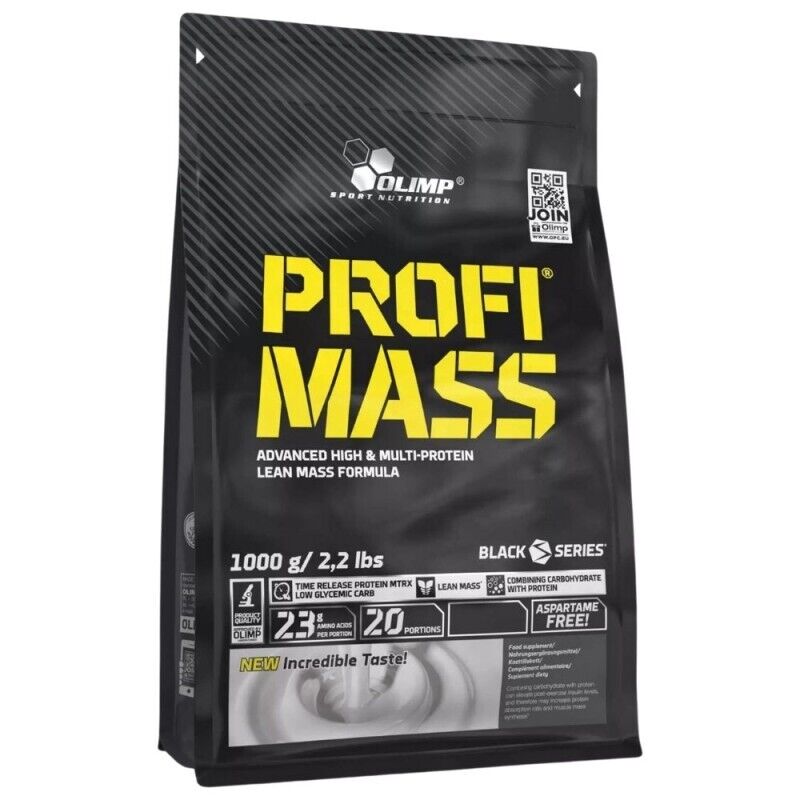 Olimp Profi Mass, vaniglia, 1000 g