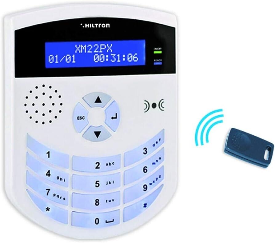 Console XM Hiltron con Lettore PX Integrato per Sistemi Antifurto Serie XM