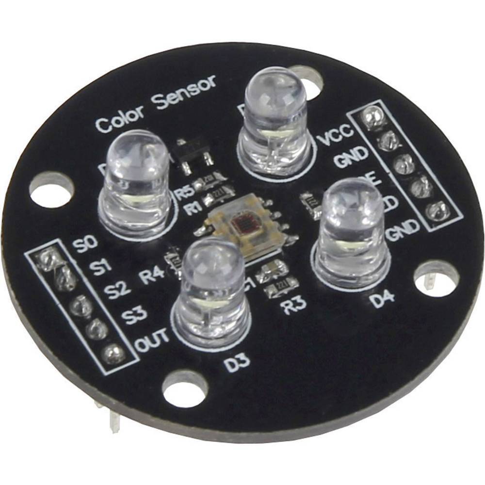 Scheda di sviluppo Arduino Colorimeter TCS3200 nero
