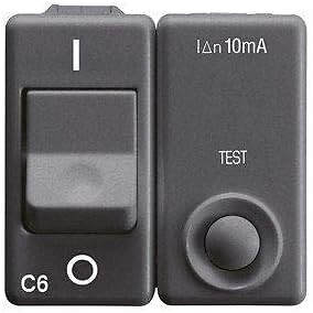 Gewiss I.d.mag.1p+n c10 idn 30ma 230v 3ka sy/bk