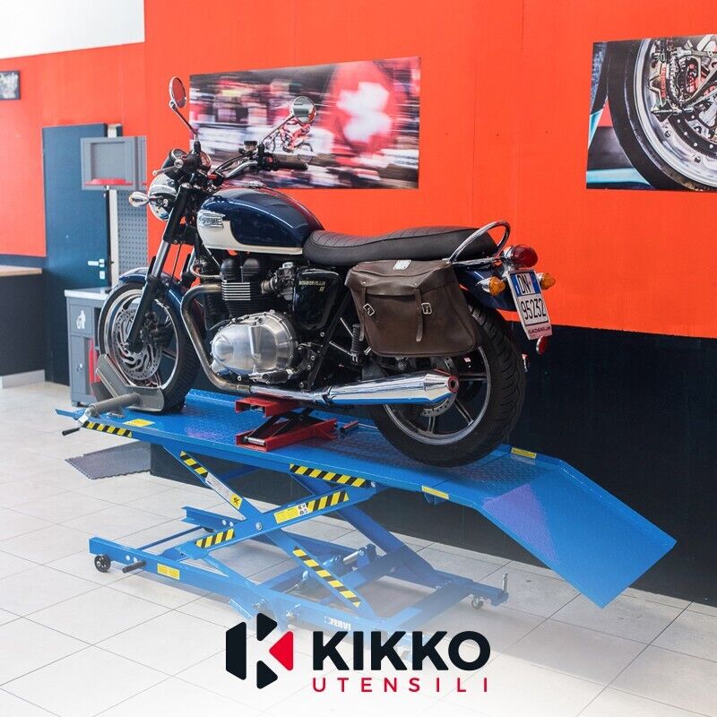 Ponte Sollevatore Moto Fervi portata 400Kg S008/M KIKKO UTENSILI