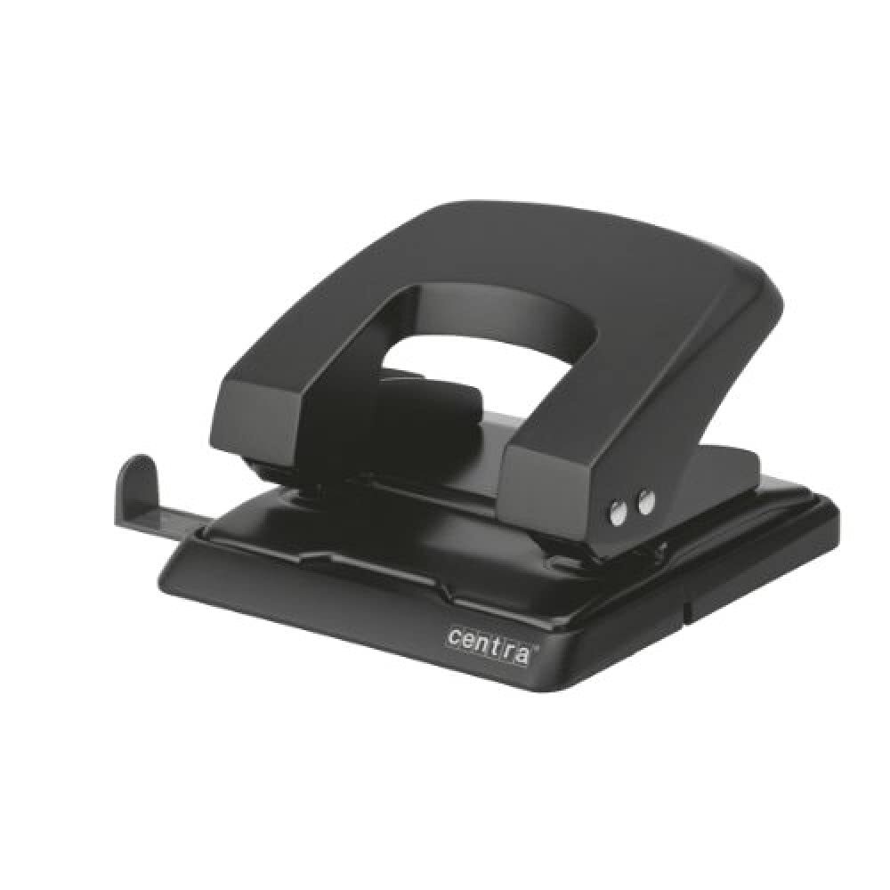 Centra HP30 Metal 2 Hole Punch - Black 30 Sheets