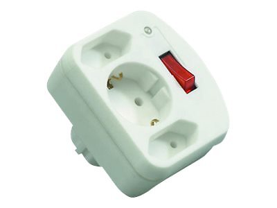 REV Surge protector AC 250 V 3500 Watt output connectors: 3 white 3500 00135501