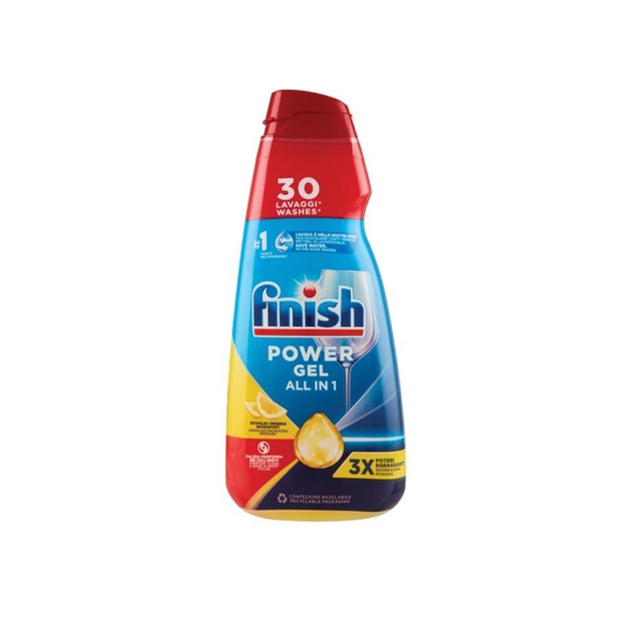 Finish Gel Lavastoviglie All in 1 Max Power Gel Limone 600ml
